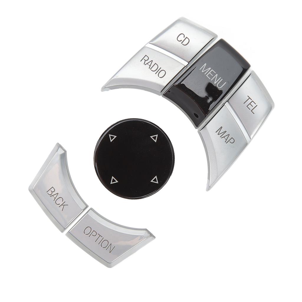 6 Stück Zentrale Multimedia-Tasten Exquisite Oberfläche Glatte Berührungskontrolle Drehknopf Tastenabdeckung Passend für 1 3 5 6 Serie