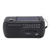 Portable Solar Radio NOAA Weather Hand Crank AM FM Shortwave Emergency Radio with LED Flashlight