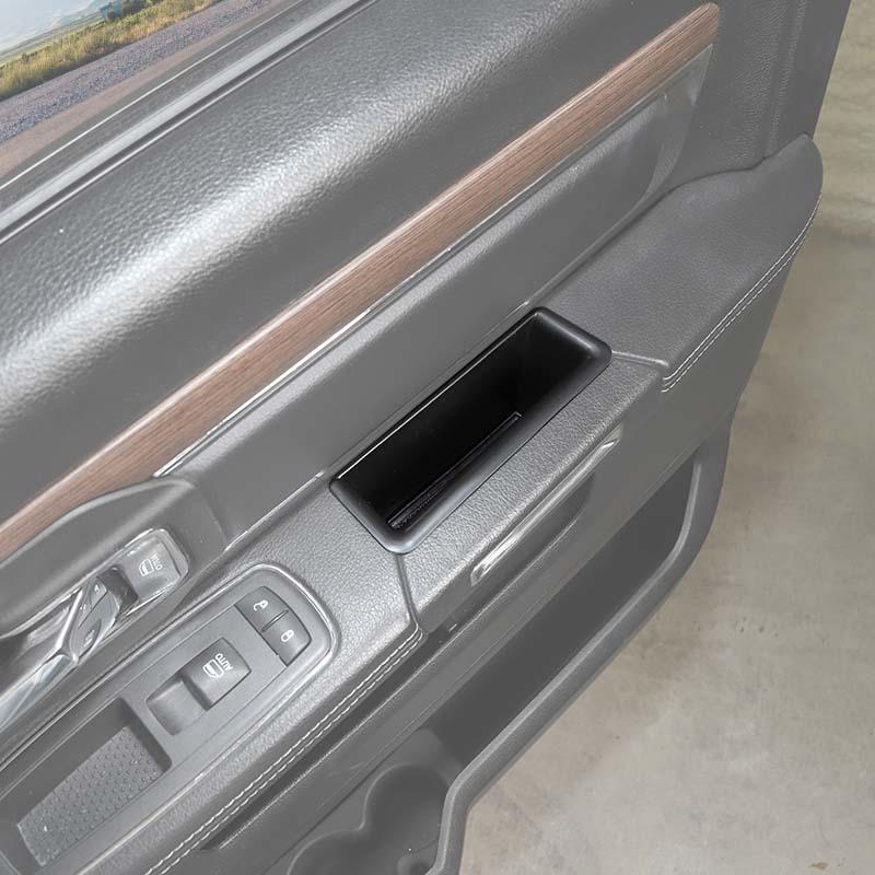 Front Door Inner Armrest Storage Box Organizer Container For Dodge RAM 2010-2017 Stowing Tidying Accessories