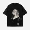 Sabrina Carpenter Concert Printed TShirt Unisexs Unisexs Unisex Shortsleeved Retro Street Y2K Casual Fashion Tops Soft Clothing