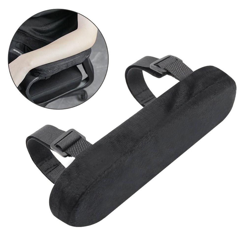 2pcs PP Cotton Filling rmrest Pads Soft Material Comfortable Design Armrest Cover Cushion Universal Fit Arm Pressure Relief