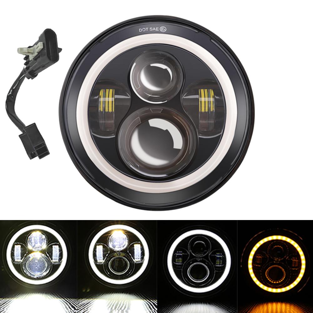 7 Inch LED Motorcycle Headlight for Harley Touring Ultra Classic Electra Street Glide Road King For Yamaha Motorbike Headlamp