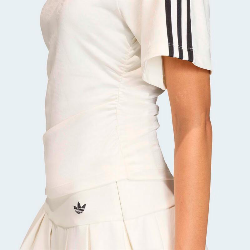 adidas Originals Women's Rouched Foot J Short Sleeve Top