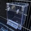 Hanging No-Leakage Shower Transparent Parrot Bathtub Bathing Box Birdbath Bird Bath for Cage