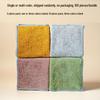 Bamboo Charcoal Fiber Oil-Repellent Dishwashing Cloth and Coral Fleece Scouring Pad