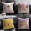CCardcaptor SakuraA Cartoon Cushion Cover Natural Linen Organic Fabric DoubleSided Printing Sofa Home Decor Gift Pillow Case