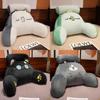 Cartoon Anime Lumbar Pillow With Plush Cover For Bed Couch Support