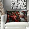 Christmas Pillow Cover Pillow Cover Without Core Home Decoration Sofa Cushion Living Room Bedside Pillow