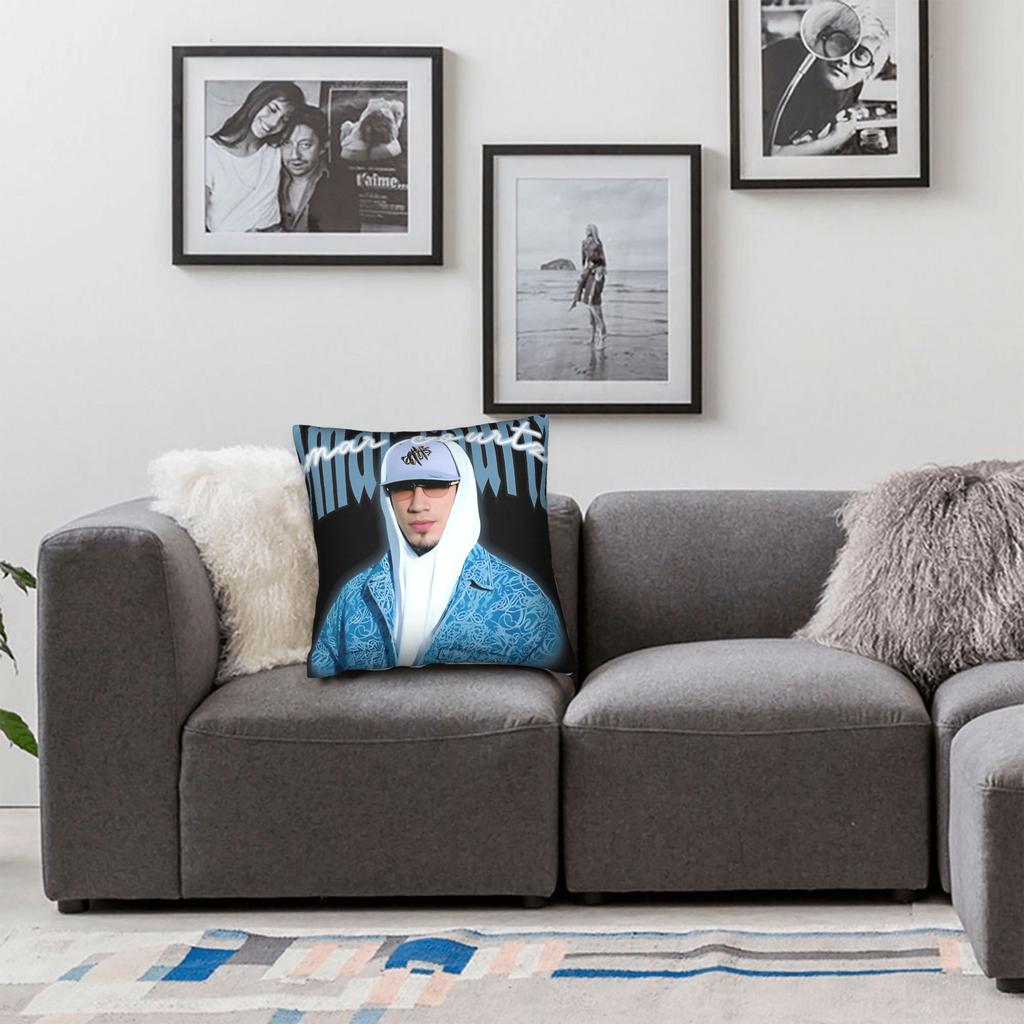 Omar Courtz Singer Pillow Case  Graphic Pillow Cover For Living Room Chair Kawaii Cushion Cover