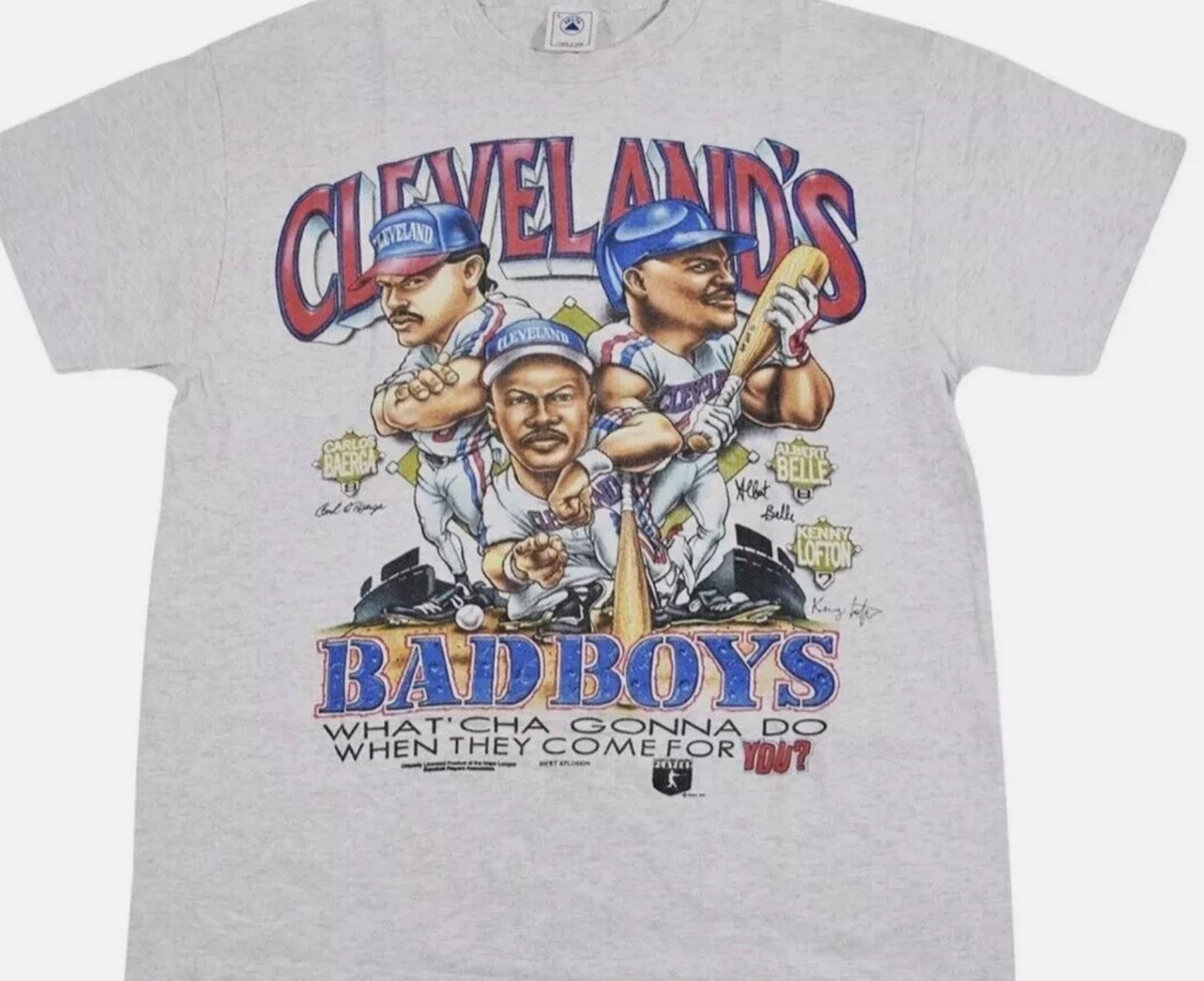 Vintage Cleveland Indians Bad Boys Kenny Lofton Shirt Unisex T-Shirt XXL