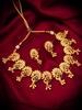 Gold-Plated Multi Stone-Studded & Beaded Jewellery Set
