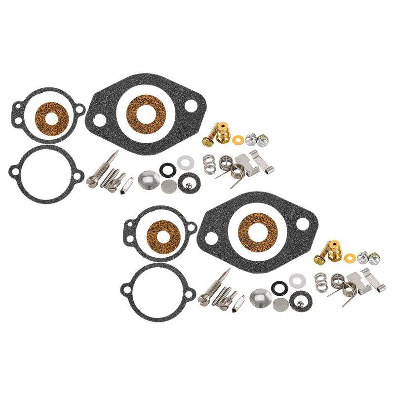1395-5109-1 18-7021 2Sets Carburetor Repair Kits Fit For Mercury 65-150HP Inlines