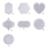 DIY Diamond Listing Silicone Epoxy Resin Mold Diamond Irregular Aromatherapy Pendant Tag Keychain Jewelry Mold Tools
