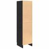 Highboard In Black Oak Look 31.5 X 32 X 122.5 Cm