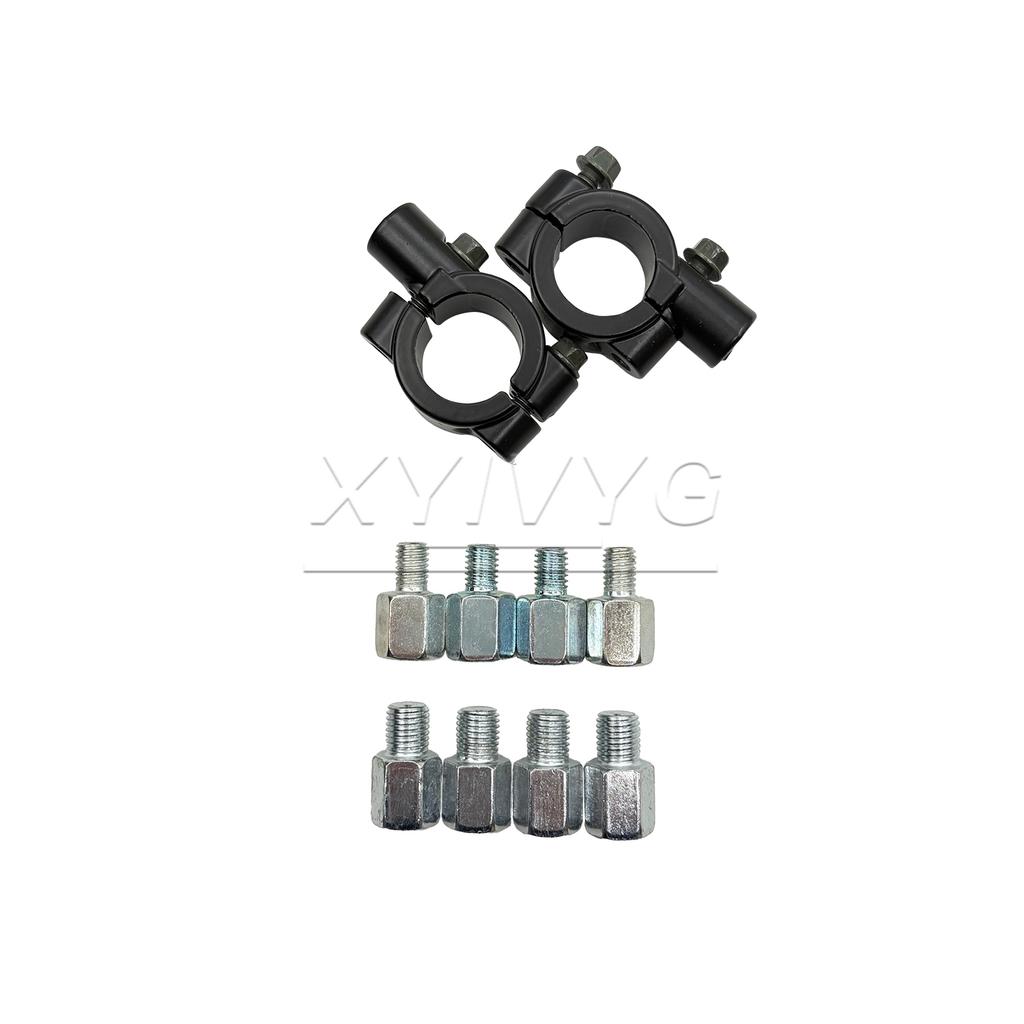 2pcs Foldable Side Rearview Mirrors For 22MM Handlebar Motorcycel Suzuki Yamaha Honda Kawasaki HD E-bike Universal