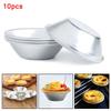Cookie Egg Tart Moulds Pudding 10 Pcs Egg Tart Hot Baking Tools Cupcake