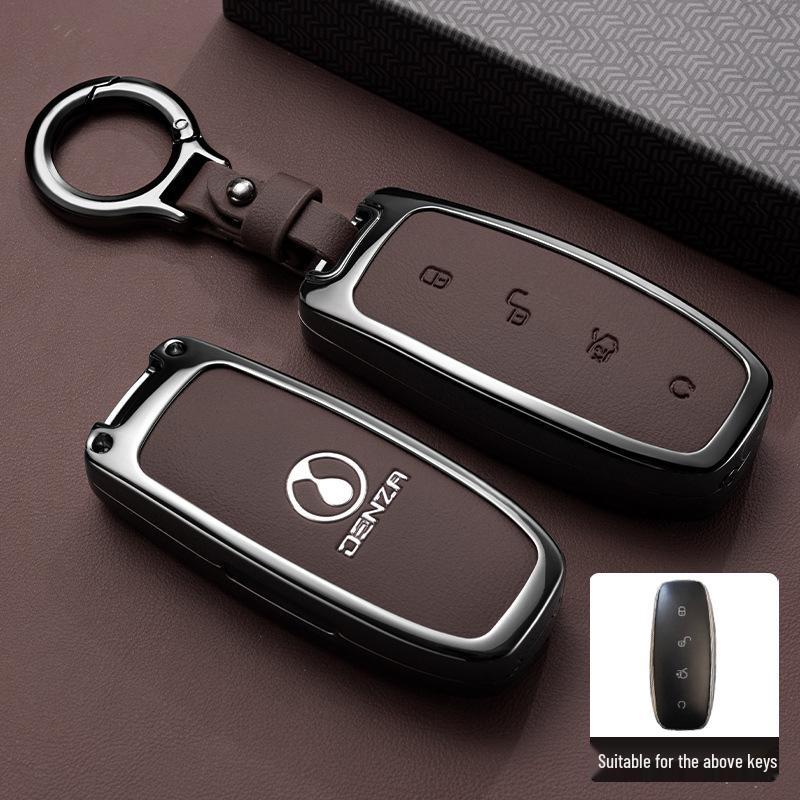 Customized Denza D9 N7N8 Key Cover with Metal Buckle and Protective Shell