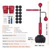 VEVOR Boxing Speed Trainer, Punching Bag with Stand, Reflex Boxing Bag for Teens & Adults