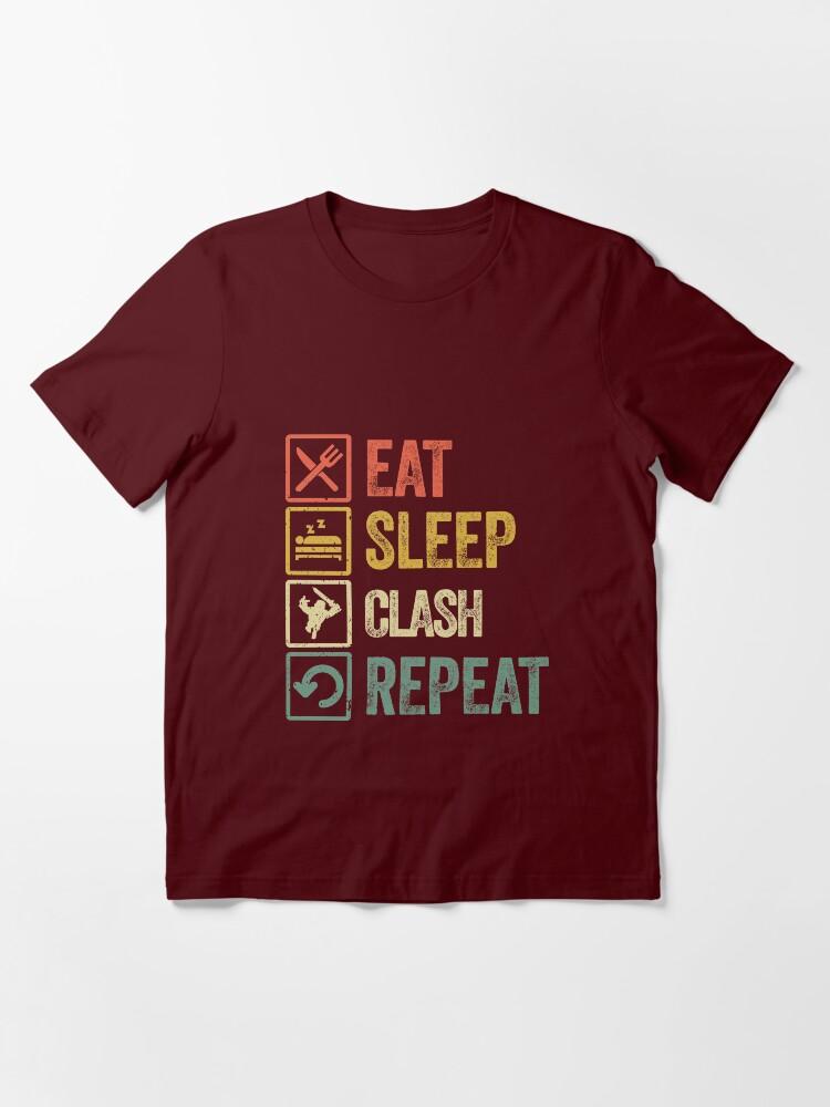 The Clash Funny eat sleep clash repeat retro vintage Essential T-Shirt