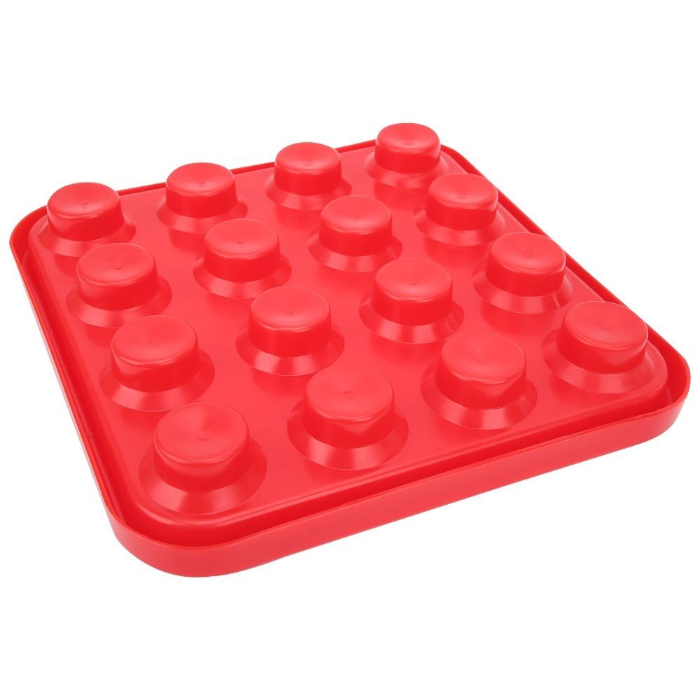 Square Billiard Ball Tray 16-Hole Billiard Storage Holder Reusable Pool Ball Holder  Billiards Hall