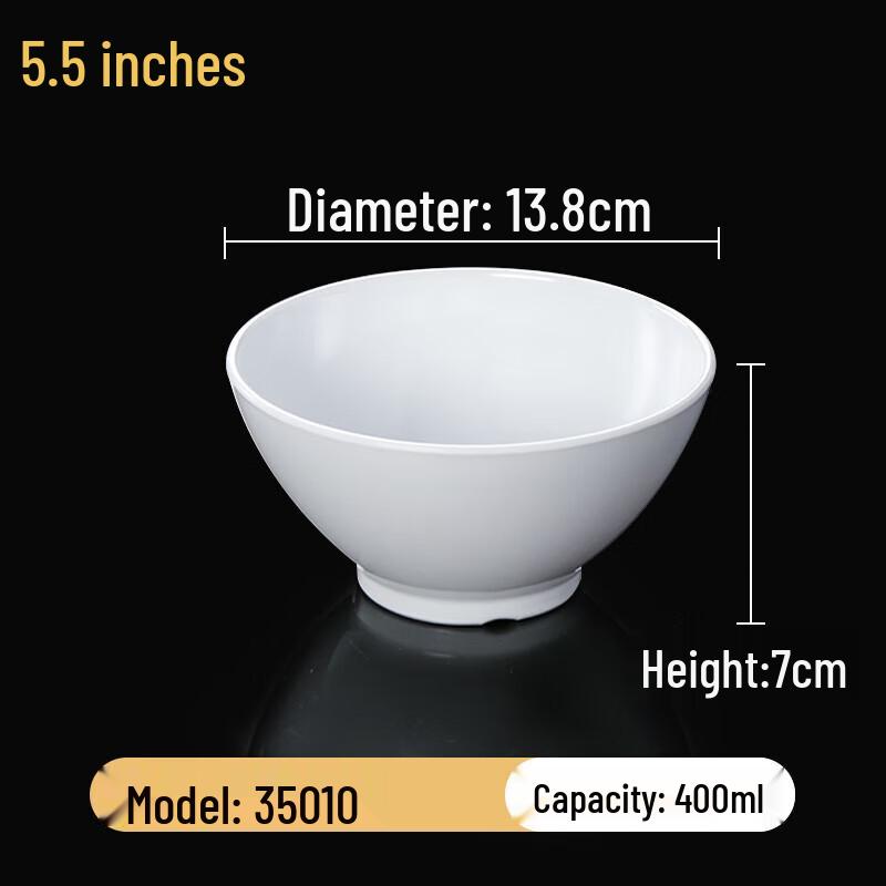

White Melamine All-Purpose Restaurant Bowl
