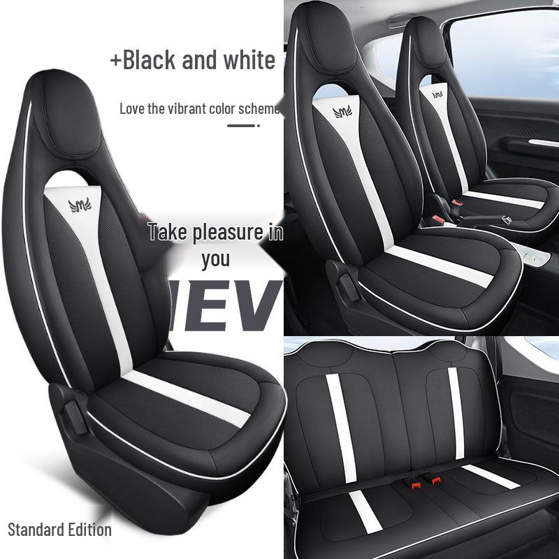 DJGY Sports Leather Seat Cushion Cover for Wuling Hongguang MINI - Four Seasons Pad