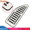 Edelstahl Auto Dead Pedal Fußstütze Pedalabdeckung für Ford Focus 2 3 4 MK2 MK3 MK4 2005- Kuga Escape LHD