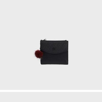 ELÉGANCE Women's High-Quality, Storage-Friendly Cowhide 3-Fold Half Wallet Shafiano Half Wallet BPFW02CP