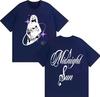 Streetwear Harajuku Grafik T-Shirt Sänger Mitternachtssonne Popmusik Ästhetik 2026 Sommer Print Reines Baumwoll Kurzarm-Oberteil