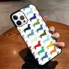 Dackel Teckel Dackel Hund Handyhülle Für iPhone 17 Air 16 15 14 13 12 11 Pro Max Max Plus Bumper Hülle Abdeckung