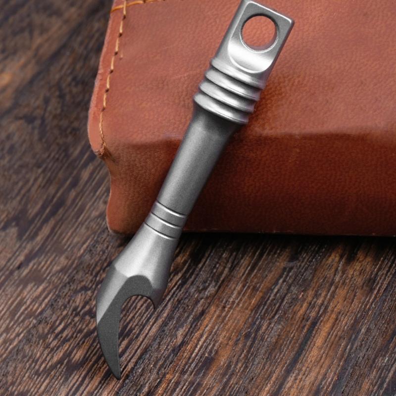 Everyday Carry Keychain Tool With Bottle Opener And Pry Bar For Outdoor Camping Travel Essential Adventure Enthusiasts