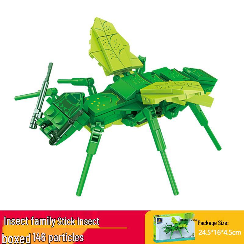 Kai Zhi Animal Model Building Blocks – Giraffe & Kangaroo Puzzle for Kids