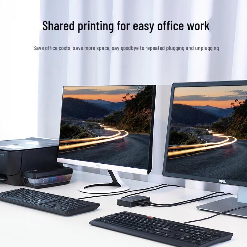 Ugreen USB 2-Port Printer Sharing Switch