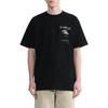 Carhartt WIP T-Shirts Men's Black Crew Neck Moderate Straight Fit CHXTEI030183I-BKX