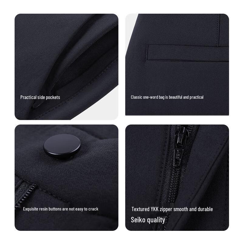 JD Zhizao Herren-Sporthose mit Thermofleecefutter