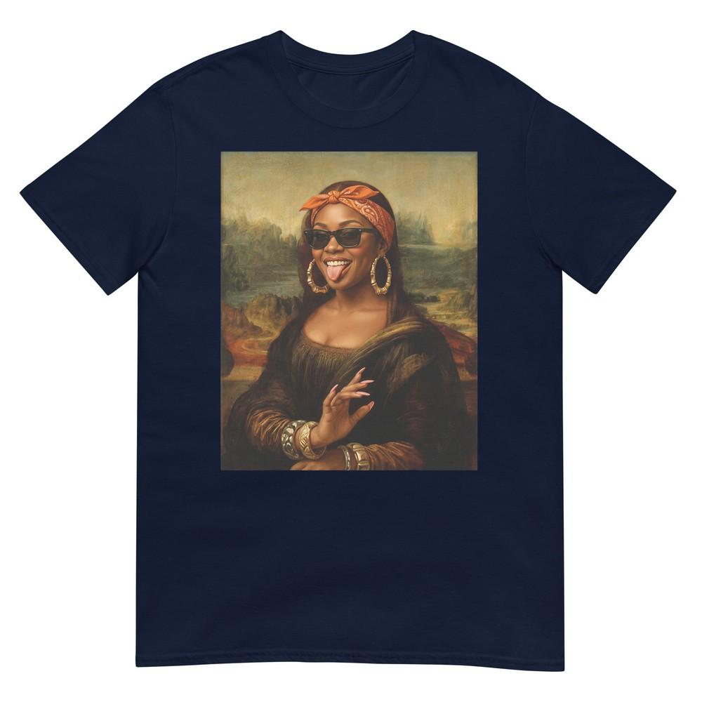Black Mona Lisa Unisex Tshirt Black History Month Unisex TShirt S
