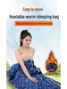 Electric Heated Envelope-Style Adult Sleeping Bag - Constant Temperature, Dirt-Proof, for Outdoor Camping & Office.