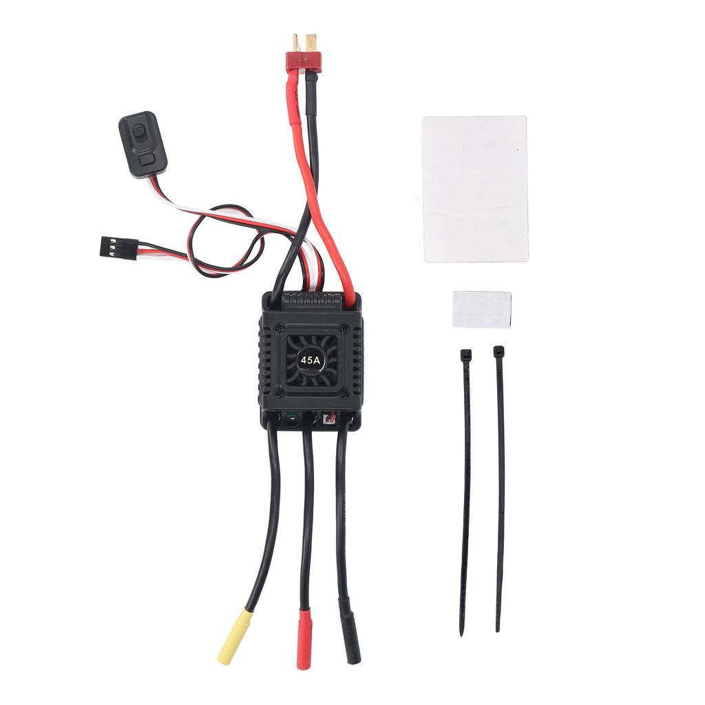 Brushless RC ESC Water Proof Electronic Speed Controller T Plug 2 to 3S for 1 10 1 12 1 14 1 16 RC Car Brushless Motor
