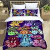 Spiel Regenbogen Freunde 3D cartoon printed bedding for Boys Customized King size bedding set Queen bedding set