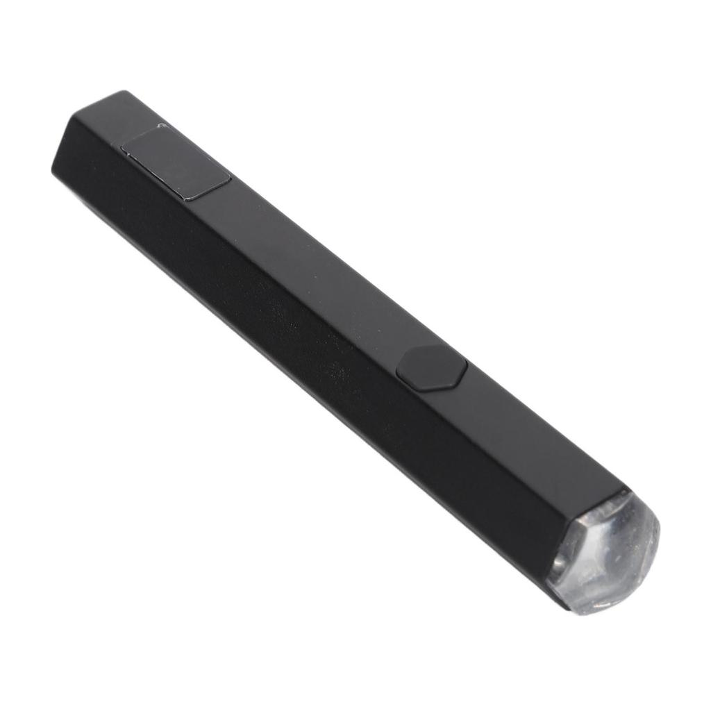 Mini LED Nail Lamp 2 Gears Portable Clear Silicone Tip Adjustable Magnetic Digital Nail Light Black