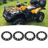 4Pcs Wheel Hub T  Cover Hub S Tire         for ATV Go Kart