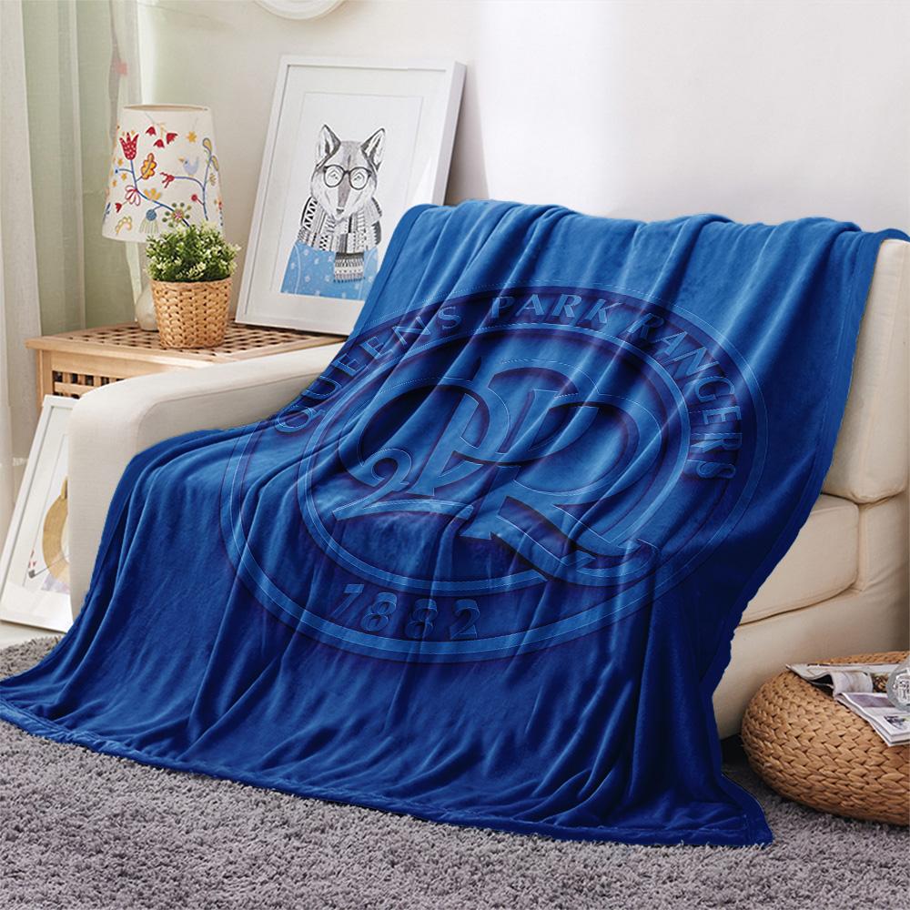Queens Park Rangers Football Club Flannel Blanket, High Quality Comfortable for All Seasons, Home Decor, Warmth and Comfort