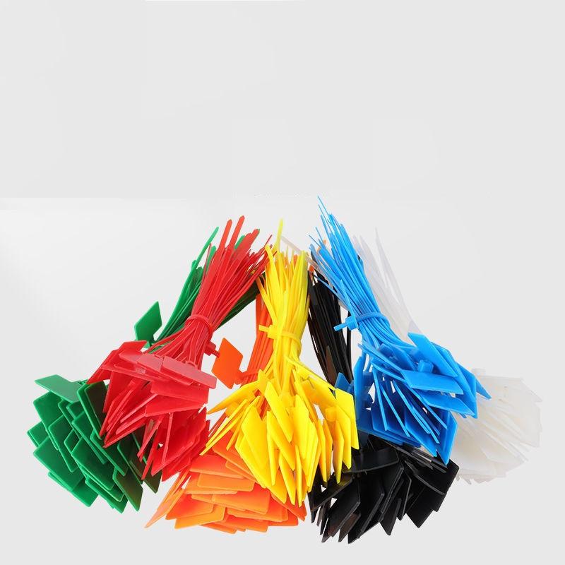 50Pcs Nylon Tie Tags Self-Locking Network Cable Zip Trim Wrap Loop Wire Straps Label 3*100mm 4*150mm 4*200mm