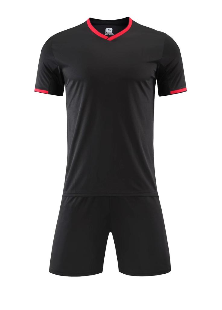 Adult Kids Soccer Uniform Set Breathable Sweat Absorption Quick Dry Soccer Jersey Stitching Color Competition Training Soccer Uniform