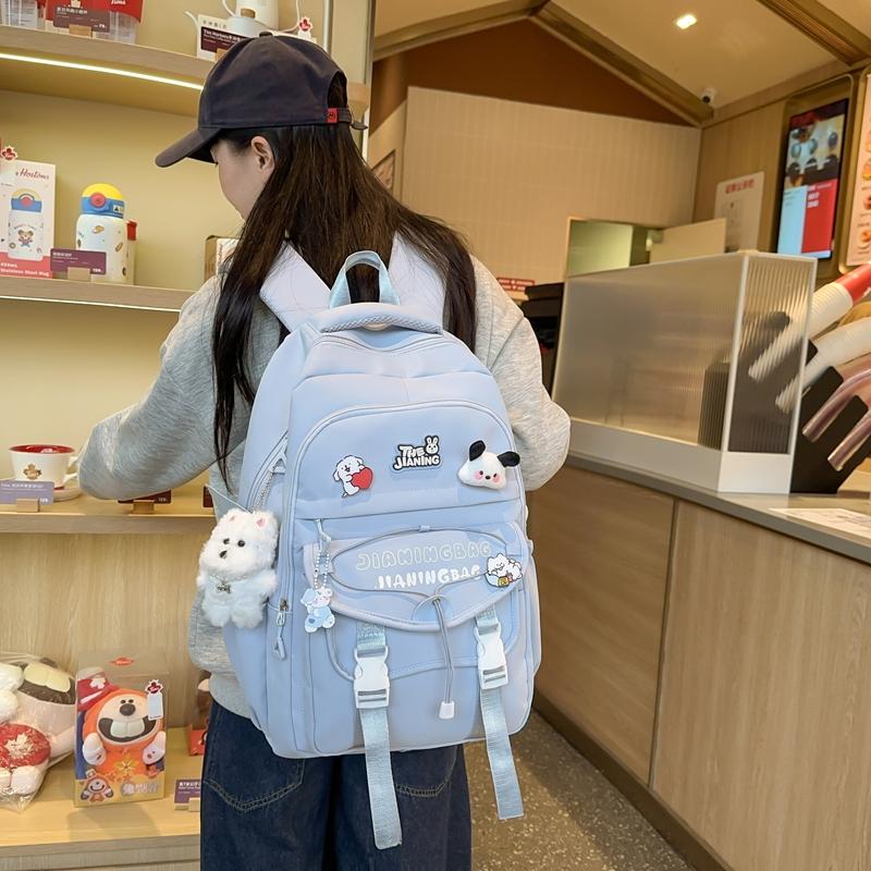 Junior High School Students Large Capacity Schoolbag Senior High School Student Backpack Computer Travel Backpack