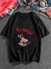 Russian Animation Nu Pogodi Fun Pattern Fashion Printed Tshirt Unisex Casual Streetwear Springsummer Cotton Unisexs Tshirt