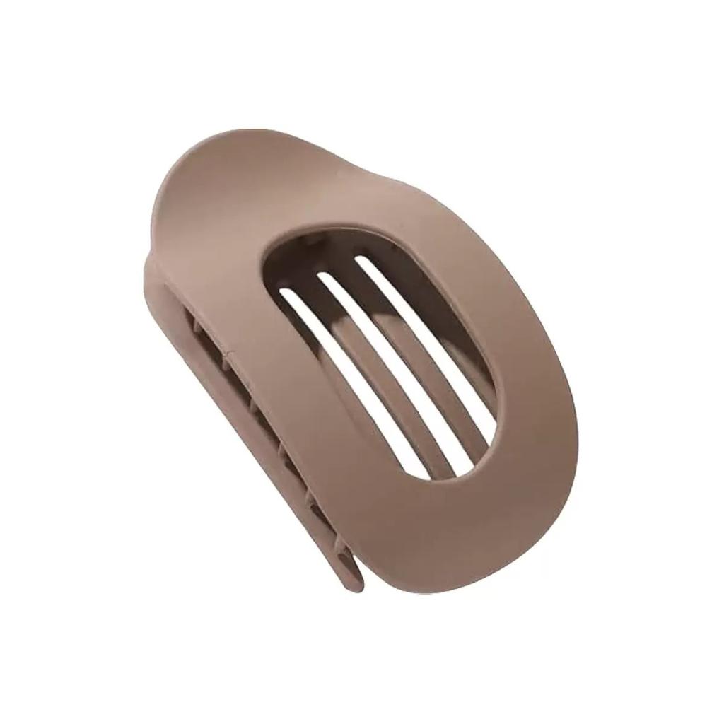 Neue Elegante Matte Acryl Abgerundete Entenschnabel Haarspangen Damen Mode Einfarbig Kunststoff Haarnadel Haaraccessoires