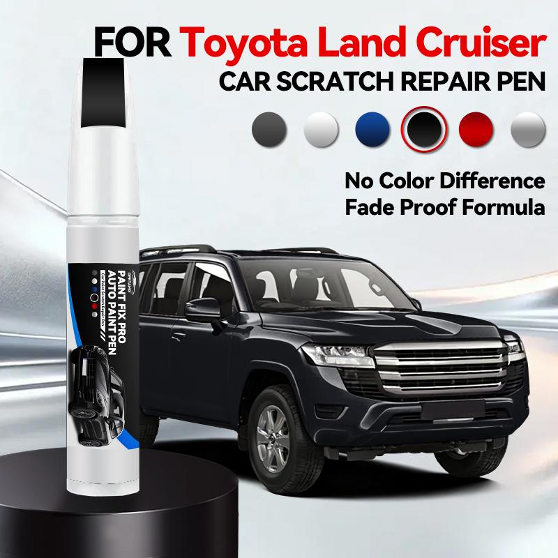 Car Paint Repair Pen For 1951-2025 Toyota Land Cruiser Paint Scratch Repair Accessories Black 202 Blue 8X0 White 040 089