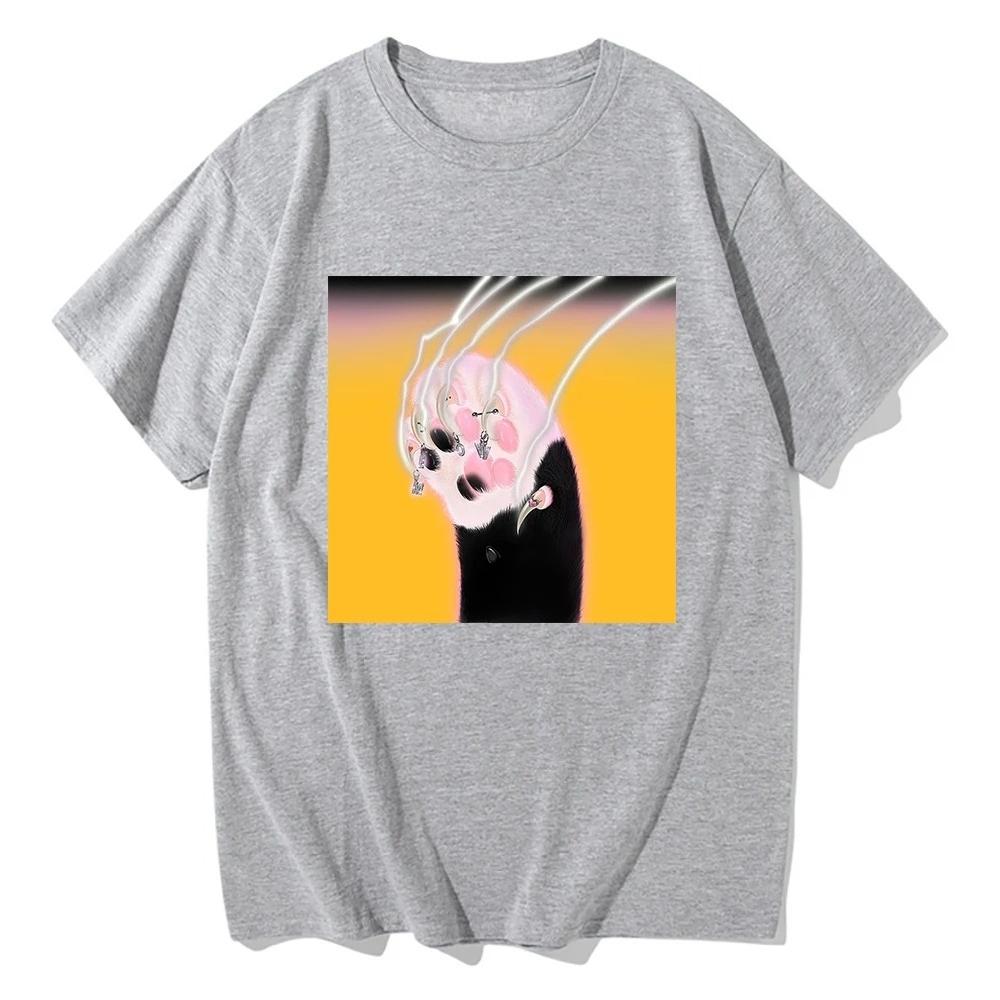 

Meo Women s Short Sleeved T-shirt Cotton Unisex Clothing, Retro Fashionable 2025 Kpop Casual Short Sleeve Round Neck Y2K T-shirt 4XL