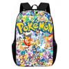 Cartoon Pikachu Backpacks Print Primary Software Backpacks for Boy and Girls Best Gifts Lightweight Cartoon School Bag for Kids